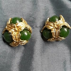 Vintage St. John clip earrings